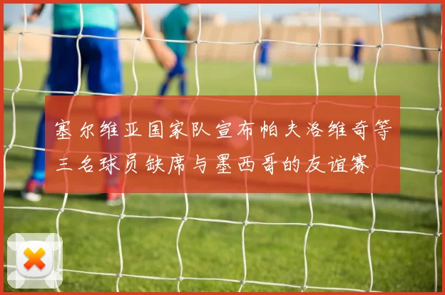 塞尔维亚国家队宣布帕夫洛维奇等三名球员缺席与墨西哥的友谊赛